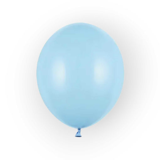 Picture of LATEX BALLOONS SOLID BABY BLUE 5 INCH